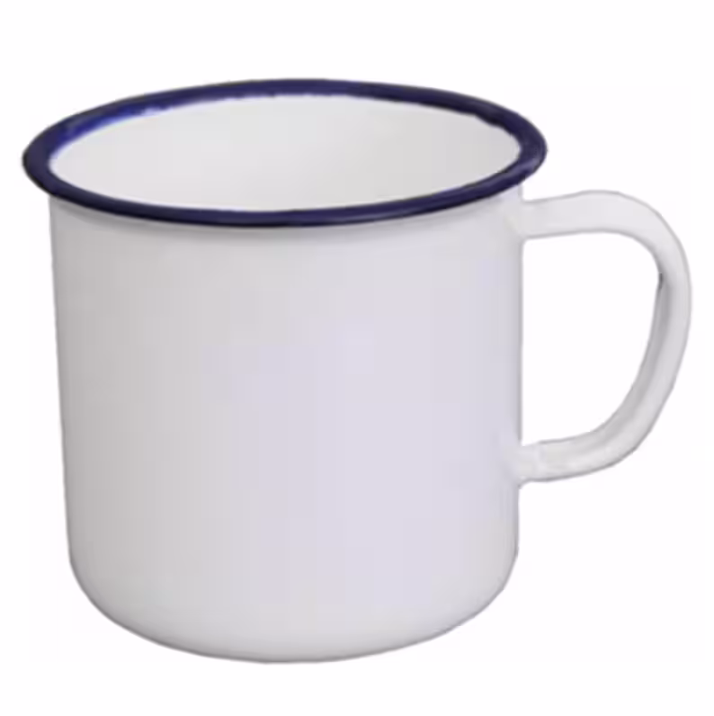 Gode Blanc Petit Enamel Mug